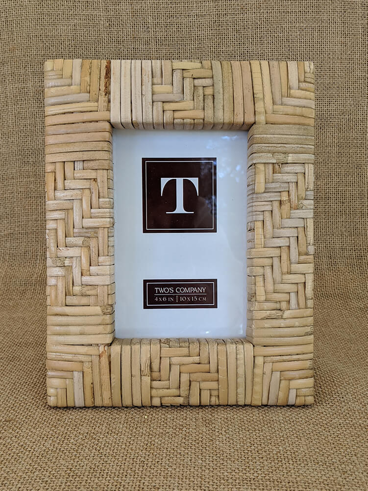 4×6 Woven Rattan Picture Frame