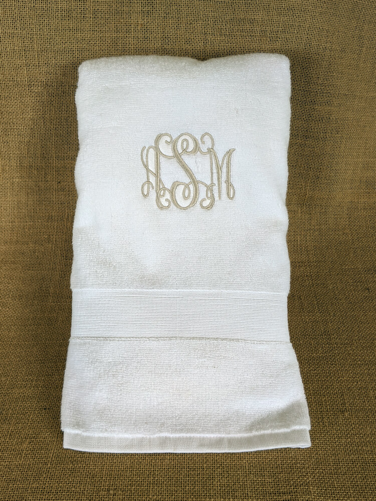 Monogram clearance towel set