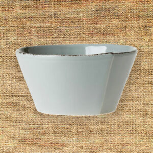 Lastra Gray Cereal Bowl by Vietri