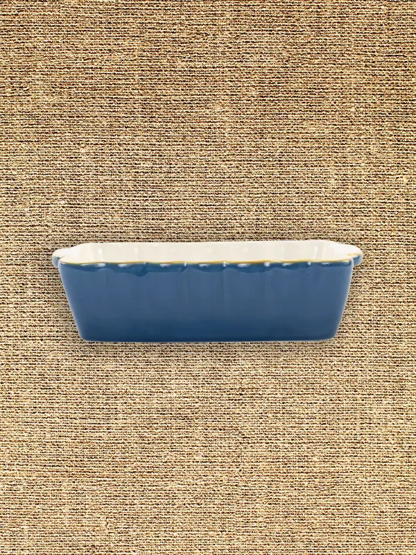 Blue Small Rectangle Italian Baker